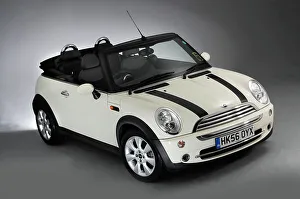 Vintage Road Transport UK Prints: 2006 Mini Cooper Convertible