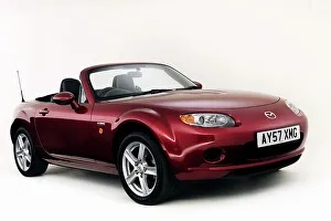 Studio Shot Of A Car Prints: 2007 Mazda MX5