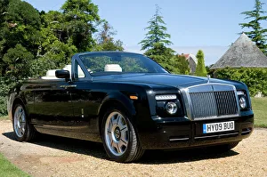 Luxury Convertible Cars Prints: 2009 Rolls Royce Phantom Drophead Coupe