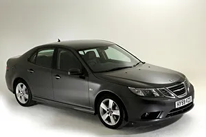 Studio Shot Of A Car Prints: 2009 Saab 93