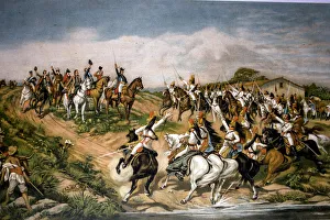 Cavalry Battle Scene Prints: 2683719