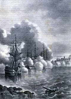 Naval Battle Engraving Prints: 2684501
