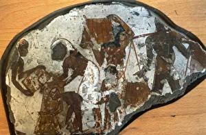 Ancient Egypt Print: Daily Life in Fragments