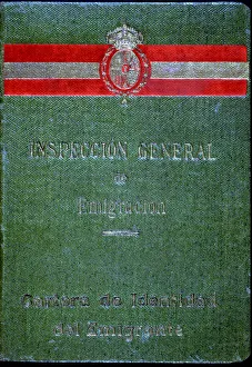 Early 20th Century Emigrant's Identity Print