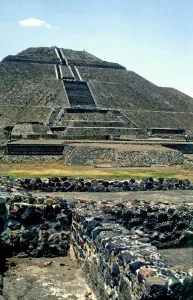 The Pyramid of the Sun, Teotihuacan Print