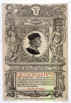 Renaissance Print of Latin Text and Ornate Woodcuts