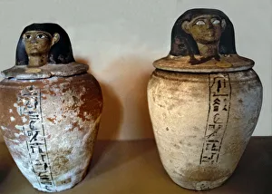 Ancient Egyptian Canopic Jars Prints: 2684956