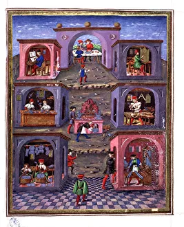 Daily Life In The Middle Ages Prints: 2685569