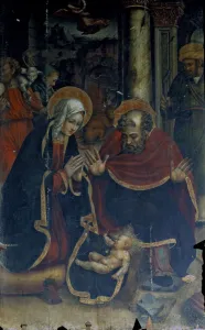 The Nativity Scene Print