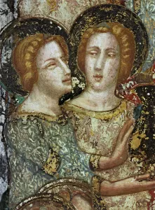 Images Dated 13th July 2018: Celestial Beings in Intimate Communication Print