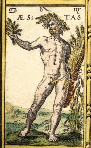 Images Dated 12th July 2018: Renaissance Summer Print: Aestas Personified