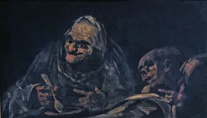 Macabre Encounter Print: Life and Death Confrontation