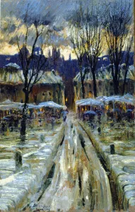 Winter Urban Landscape Prints: 2687122