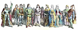 Medieval European Nobility Prints: 2687404