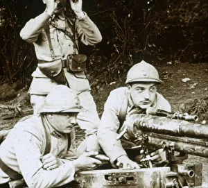 First World War Artillery Prints: A 37mm gun, c1914-c1918