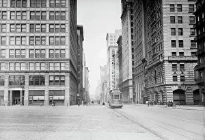 American Street Scene Prints: 4th Ave. N.Y.C. looking north, between c1910 and c1915. Creator: Bain News Service