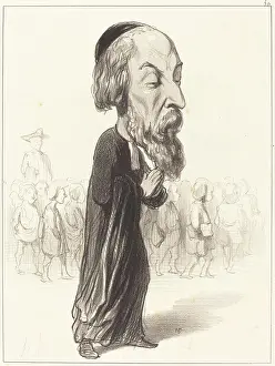 Honore Daumier Lithograph Prints: A. Fred. Pierre comte de Falloux, 1849. Creator: Honore Daumier