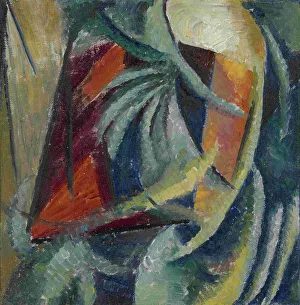 Russian Fine Art For Sale Prints: Abstract Composition, 1913-1914. Artist: Bogomazov, Alexander Konstantinovich (1880-1930)