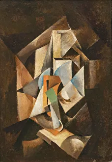 Russian Avant Garde Paintings Prints: Abstract composition. Creator: Yudin, Lev Alexandrovich (1903-1941)