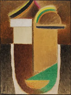Abstract Head (Constructive Head) Print, 1933