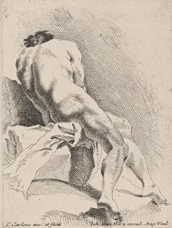 Carlo Innocenzo Carloni Academic Study Print, 1725-75
