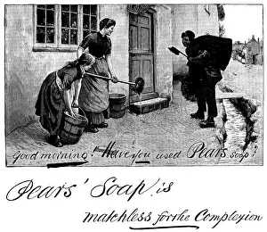 Print of Advertisement for Pears Soap, 1890