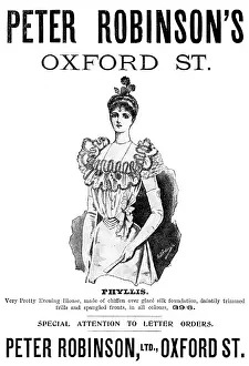 Illustrated London News Archives Prints: Advertisement for Peter Robinson's