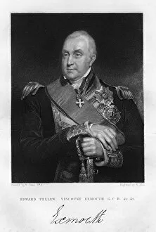 Images Dated 15th March 2006: Admiral Edward Pellew (1757-1833), 1st Viscount Exmouth, 1837. Artist: W Holl