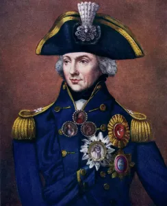 Print of Admiral Sir Horatio Nelson in naval uniform