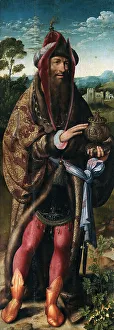 Bible Scene Artwork Prints: The Adoration of the Magi (Triptych)
