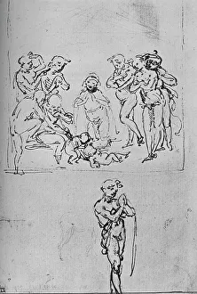 Leonardo da Vinci, Adoration of the Shepherd Print (c1480)