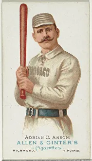 1887 Adrian Cap Anson Print