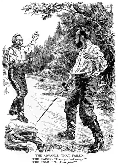 German Emperor Cartoon Prints: The Advance that Failed, First World War, 1914-1915, (1920). Artist: Bernard Partridge