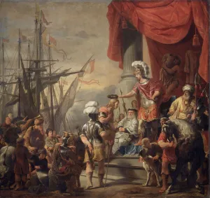 Aeneas at the Court of Latinus. Artist: Bol, Ferdinand (1616-1680) Aeneas at the Court of Latinus. Artist: Bol, Ferdinand (1616-1680)