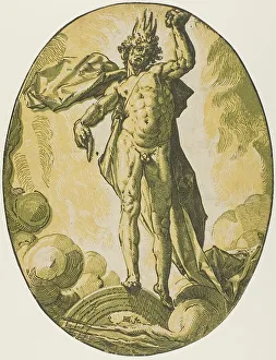 Hendrik Goltzius Artwork Prints: Aether, plate six from Demogorgon and the Dieties, c.1588-90. Creator: Hendrik Goltzius