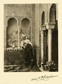 Albert Frederick Calvert in the Alhambra, Print 1907