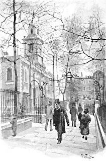 Aldermans Walk, Bishopsgate Street, 1891. Artist: William Luker Aldermans Walk, Bishopsgate Street, 1891. Artist: William Luker