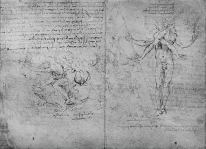 Allegories of Pleasure and Pain and of Envy, c1480 (1945). Artist: Leonardo da Vinci Allegories of Pleasure and Pain and of Envy, c1480 (1945). Artist: Leonardo da Vinci