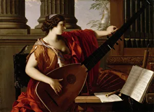 Allegory of Music, 1649. Creator: Laurent de la Hyre Allegory of Music, 1649. Creator: Laurent de la Hyre