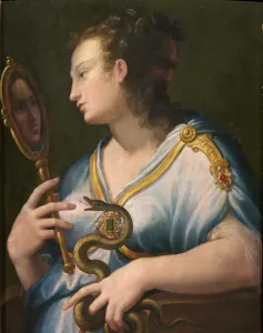 Florentine School Artwork Prints: Allegory of Prudence
