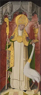 Religious Image Prints: Altarpiece Print: Saint Hugh of Lincoln, 1490/1500