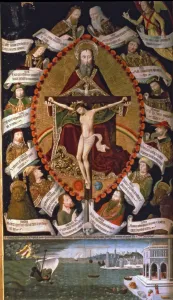 Santiago Ortega Artist Prints: Altarpiece of the Trinity, towards 1489
