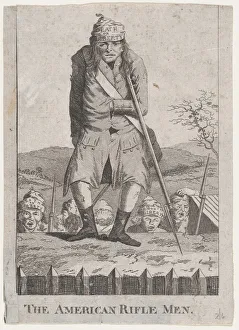 The American Rifle Men, 1776. 1776. Creator: Anon The American Rifle Men, 1776. 1776. Creator: Anon