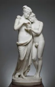 Prints of Amor and Psyche, 1808. Found in the collection of State Hermitage, St. Petersburg Antonio Canova Prints: Amor and Psyche Print, 1808, State Hermitage Collection