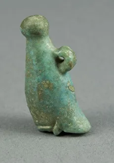 Late Period Egyptian Art Prints: Amulet of the White Crown of Upper Egypt, Egypt, Late Period, Dynasty 26-31 (664-332 BCE)