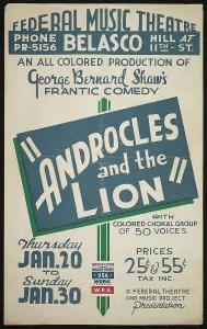 George Bernard Shaw Plays Prints: Androcles and the Lion, [193-]. Creator: Unknown