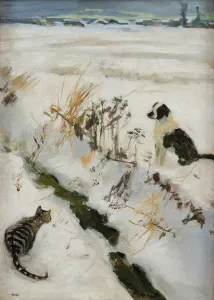 Prints of Cat and Dog. Private Collection Finland Prints: Cat and Dog Print, Private Collection (Animals & Pets)