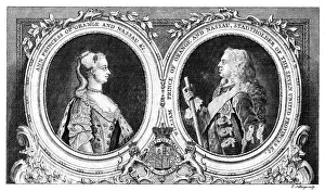 Ann, Princess of Orange and Nassau and William, Prince of Orange and Nassau, 18th century Ann, Princess of Orange and Nassau and William, Prince of Orange and Nassau, 18th century