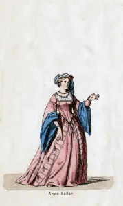Anne Boleyn, costume design for Shakespeares play, Henry VIII, 19th century Anne Boleyn, costume design for Shakespeares play, Henry VIII, 19th century
