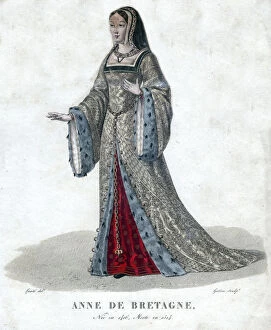 Images Dated 23rd November 2006: Anne de Bretagne, c19th century. Artist: Gatine